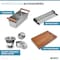 Ruvati 28-inch Workstation Sink 60/40 Double Bowl Undermount Low Divide 16 Gauge Stainless Steel RVH8341 - alternate 8